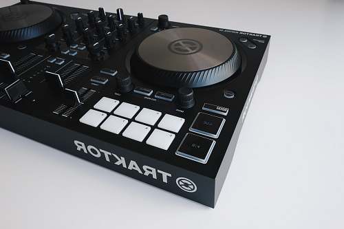 computer hardware black Traktor DJ controller computer keyboard